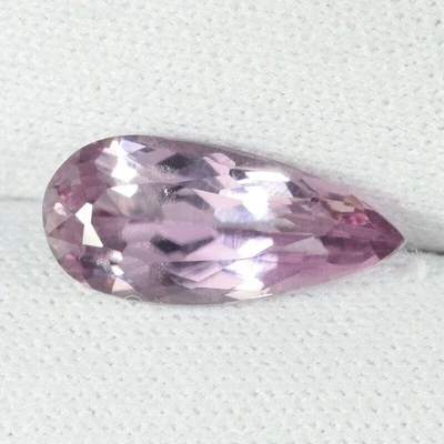 2,78 карата УЛЬТРАРЕДКИЙ ФИОЛЕТОВЫЙ РОЗОВЫЙ НАТУРАЛЬНЫЙ ЗУЛЬ ТАНИТ / ДИАСПОР Груша C Vdo 1413 Вт - Изображение 1 из 3