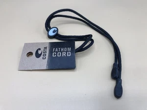 Costa Del Mar schwarzes Fathon Cord Sonnenbrillenarmband - NEU - Bild 1 von 4