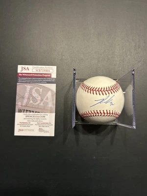 Kade Anderson Autographed Signed Baseball JSA Cert LSU Tigers National Champ - Image 1 of 3
