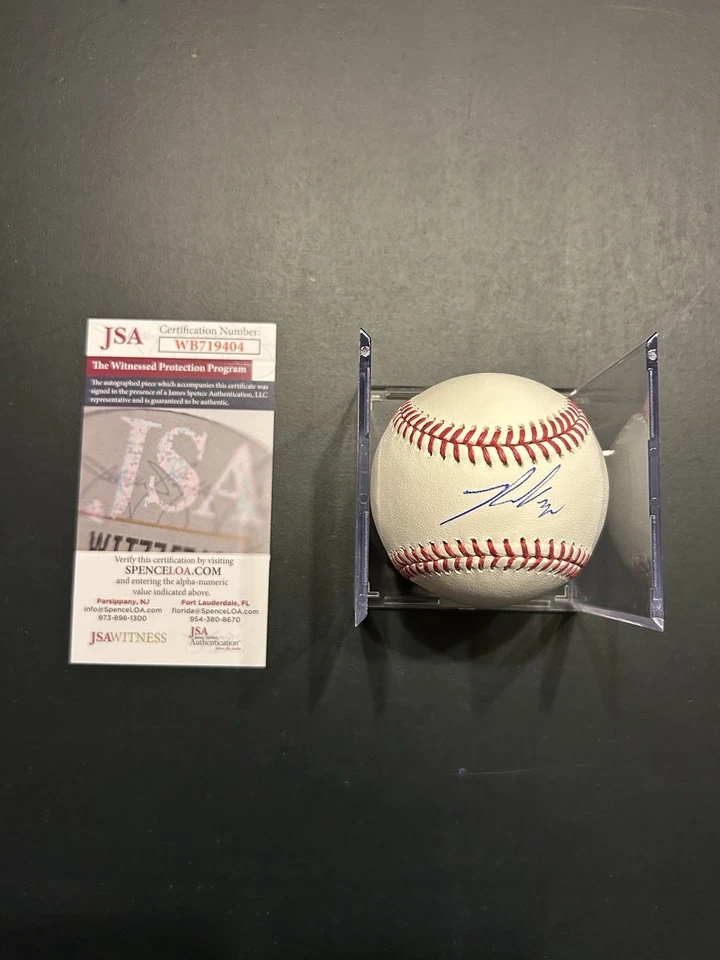 Kade Anderson Autographed Signed Baseball JSA Cert LSU Tigers National Champ - Image 1 of 3