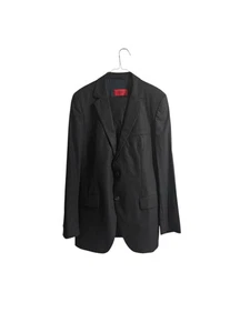Hugo Boss Men's Ados/Hago Suit Set Wool Blazer And Pantssize 94 Black See Detai - Picture 1 of 20