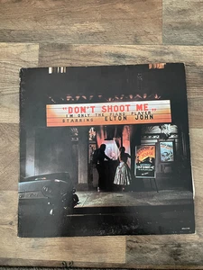 ELTON JOHN DON'T SHOOT ME I'M ONLY THE PIANO PLAYER 12" VINYL 1972 MCA RECORDS - Imagen 1 de 5