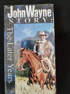 JOHN WAYNE American Hero VHS  The John Wayne Story: The Later Years NEW SEALED - Picture 1 of 4