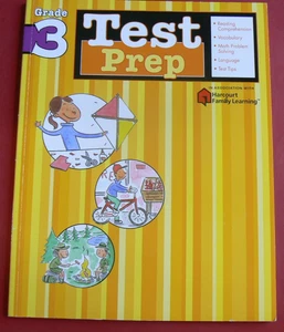 TEST PREP, Gr.3 Harcourt Family Learning  w/Answer Key - Picture 1 of 10