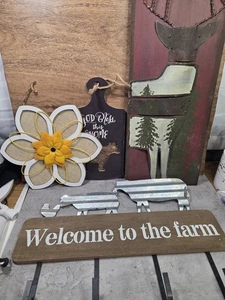 Landhaus Landhaus rustikale Wohndeko Wanddeko Konvolut - Bild 1 von 18