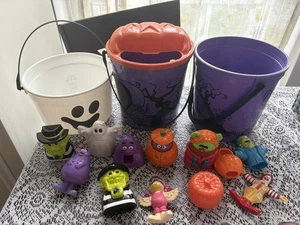 Lotto giocattoli e secchielli Halloween McDonald's vintage anni 90 - Foto 1 di 7