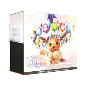 Pokemon - TCG Scarlet And Violet Prismatic Evolutions Elite Trainer Box - Afbeelding 1 van 5
