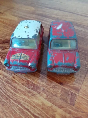 Corgi Morris Mini Cooper, Monte Carlo, Nº 37, más Austin Seven Mini Vintage Foto 1 de 3