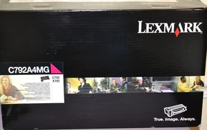 Original Lexmark C792A4MG Magenta Tonerkassette Neu Versiegelt - Bild 1 von 1