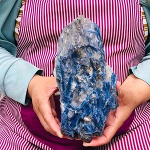 3.65LB Rare Natural Blue Kyanite Crystal Quartz Rough Mineral Specimen Healing - Picture 1 of 17