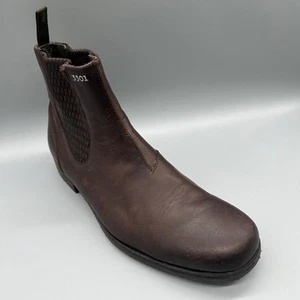G Star Raw Chelsea Boots Brown Leather Ankle Boots Leather Mens Uk 7 - Picture 1 of 8