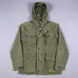 J Crew Jacket Mens Large Army Green Hooded Military NX-631 M65 - Picture 1 of 13