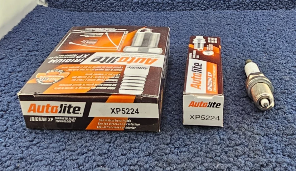 (数量 4) Autolite XP5224 铱 XP 火花塞 适合 1992 - 2001 Acura Integra — 第 1/4 张图片