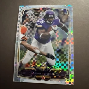 2014 Topps Chrome - Adrian Peterson #89 X-Fractor Refractor Vikings HOF RB ๐ - Picture 1 of 2