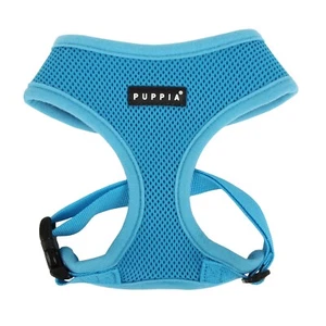 Puppia Soft Polyester Adjustable Dog Harness Sky Blue Large - Picture 1 of 2