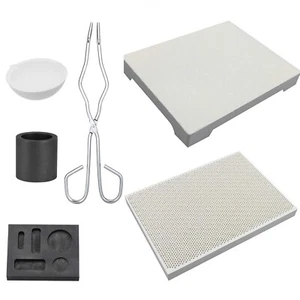 6pcs Graphite Crucible Set, Ingot Mold Set High Purity Graphite Torch Melting... - Picture 1 of 2