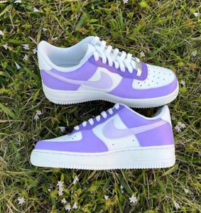 Custom Air Force 1 Triple Purple Low/NEW Air Force Custom Sneaker NEW IN BOX - Picture 1 of 2