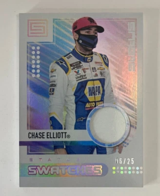 2021 Chronicles Racing NASCAR Swatches Chase Elliott Patch Holo 16/25 SP - Image 1 of 2