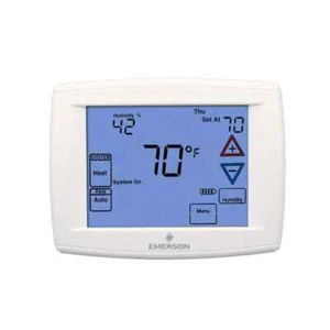 90 Series Blue, 7 Day Programmable, Univeral (4H/2C) Touchscreen Thermostat with - Picture 1 of 4