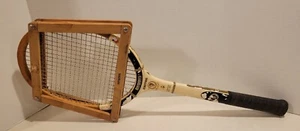 Regent Driver Alex Olmedo Holz Tennisschläger mit Ledergriff Vintage - Bild 1 von 16