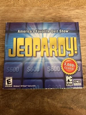 Jeopardy Video Game Pc Cd-ROM E-Everyone (Factory Sealed)  - Image 1 of 4