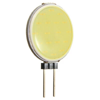 G4 5W LED Chip COB Light DC 12V Headlight Round Lamp Cool White SMD Bulb - Image 1 of 4