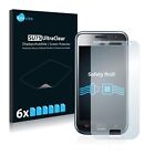 6x Folie für Samsung Galaxy S I9000 Schutzfolie Displayschutz Display Klar