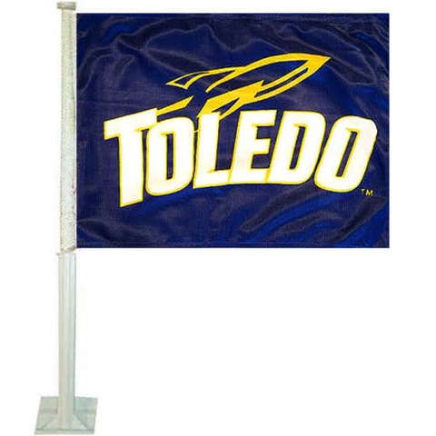 Toledo Rockets Car Auto Window Flag Cover