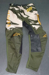 ALPINESTARS Motocross Pants Trousers 28" Waist MX MTB Enduro Offroad Camo - Picture 1 of 3