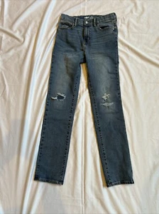 Old Navy Blue Wash Karate Slim Built-In Flex Max Jean Size 16 - Picture 1 of 8