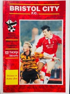 Bristol City V Cambridge United 1992/93 24-04-1993 División 1 - Imagen 1 de 1