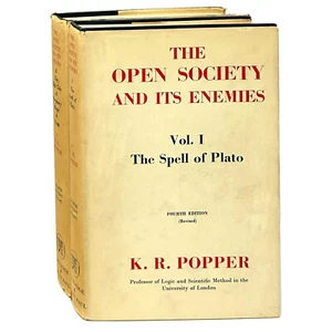 The Open Society and Its Enemies, Karl Popper. Fourth Edition ~ 1962 - Imagen 1 de 9