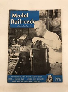 Model Railroader Magazine Nov 1949 Vol 16 No 11 Scenery Ideas, Loco Plans - Picture 1 of 4