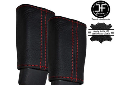2x FUNDAS DE CUERO REAL CON COSTURAS ROJAS PARA BMW I8 2014-2019 Foto 1 de 2