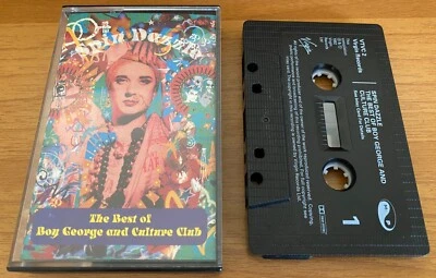 SPIN DAZZLE THE BEST OF BOY GEORGE & CULTURE CLUB VTVC 2 413077 F 51040 CASSETTE - Imagem 1 de 4