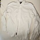 Jos. A. Bank Signature Collection Tailored Fit White Striped 15.5 35 Dress Shirt
