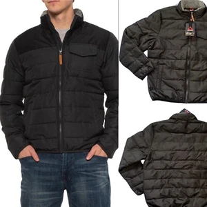 Gerry Bearwood Barn Coat Chore Jacket Size XL Full Zip Mens Quilted Black New - Picture 1 of 12