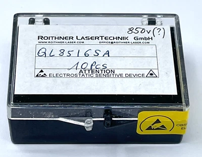 [9 Pcs] Roithner LaserTechnik QL85I6SA, 850nm, 30mW, 60c, sm, 9mm Laser Diode - Photo 1/4