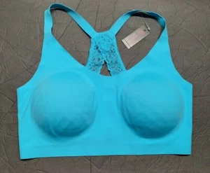 Bralette Azul Neptuno XS extra pequeña Sin Boundaries Juniors' Bonded Racerback - Imagen 1 de 4