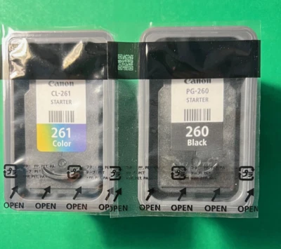 Genuine Canon 260 261 Ink Cartridge-OEM-Setup-For Canon 6420a 7020a Printer - Image 1 of 4