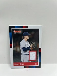 2022 Donruss Retro 1988 Materials Relic #R88M-CA Casey Mize - Detroit Tigers - Picture 1 of 2