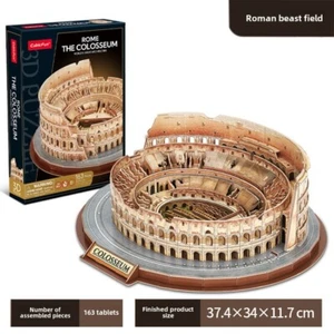 CubicFun 3D Puzzles for Adults Kids New Italy Rome Colosseum Jigsaw Puzzle Set - Picture 1 of 1