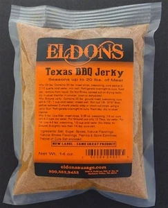 Texas BBQ Jerky Seasoning and Spice with Cure for 20 lbs of Meat 4022 - Picture 1 of 2