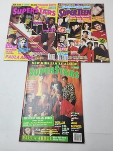 Vintage 1991 Superstars SuperTeen Magazine Lot of 3 New Kids Vanilla Ice Posters - Picture 1 of 14