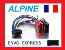 CABLE ISO AUTORADIO ALPINE 16PIN FAISCEAU COMPLET CDE-102Ri 103BT 103EBT 104BTi