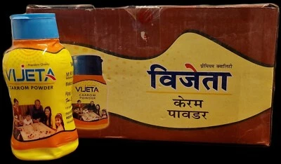 12x Vijeta Professional Carrom Powder for carromboard | 50g Bottles for easy use - Image 1 of 2