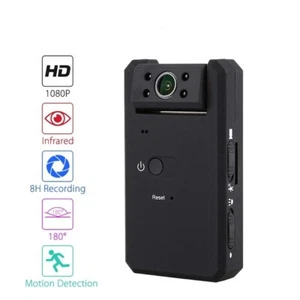 HD 1080P Mini Camera Portable Digital Video Recorder BodyCam Police Night Vision - Picture 1 of 6