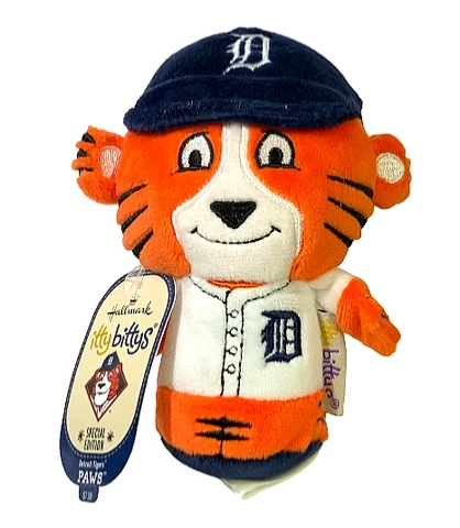 Hallmark Itty Bittys Detroit Tigers Paws Special Ed. MLB Baseball Mascot 4" NWT Cover