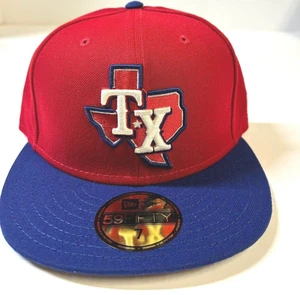 Texas Rangers 2020 NE AC ALT 3  Fitted Hat-Red - Picture 1 of 5