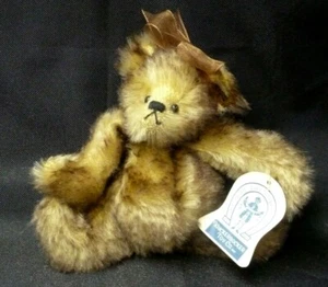 Alfiler en la oreja Knickerbocker Toy CO Mohair Oso Coleccionable SIDRA Itty Bitty Bocker - Imagen 1 de 6